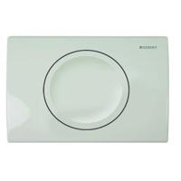 Geberit Delta-15 enkele drukplaat wit - thumbnail