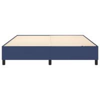 Boxspringframe stof blauw 160x200 cm - thumbnail