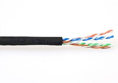 ACT CAT6A U/UTP PVC patch 305 m zwart