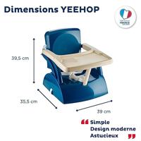 THERMOBABY YEEHOP 2-in-1 kinderzitje - 6-18 maanden - 3-punts veiligheidsharnas - Afneembare tablet - Oceaanblauw - thumbnail