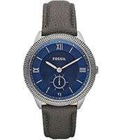 Horlogeband Fossil ES3065 Leder Grijs 18mm - thumbnail