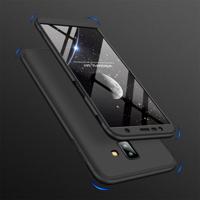 GKK drie etappe Splicing volledige PC Case voor Samsung Galaxy J6 PLUS (zwart) - thumbnail