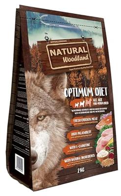 NATURAL WOODLAND OPTIMUM MINI / MEDIUM BREED DIET 2 KG NATURAL WOODLAND OPTIMUM MINI / MEDIUM BREED DIET 2 KG