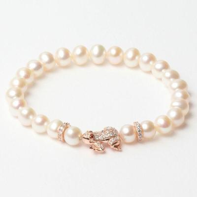 Lancaster JLA-BR-FROG-2-WH 16 mm Dames armband