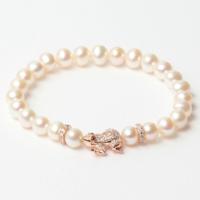Lancaster JLA-BR-FROG-2-WH 16 mm Dames armband - thumbnail