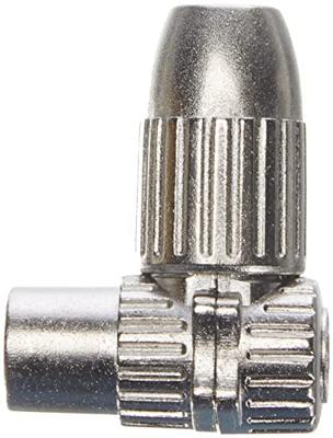 Axing CKK 4-00 Coax-koppeling, haaks Aansluitingen: Coax-bus IEC, Coax-bus IEC Kabeldiameter: 6.8 mm 1 stuk(s)