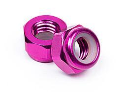 Aluminum lock nut m5 (purple/10pcs)