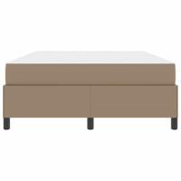 Bedframe met matras Cappuccino 140 x 200 cm Kunstleer - thumbnail