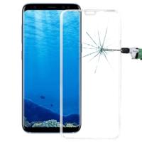 Voor Galaxy S8 / G9500 0.3mm 9H oppervlaktehardheid 3D gebogen oppervlak zeefdruk volledige scherm gehard glas Screen Protector (transparant) - thumbnail