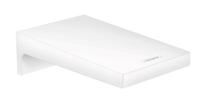 Baduitloop Metropol HansGrohe Watervalstraal 18.5 cm Mat Wit