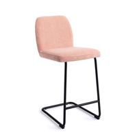 Jesper Home Barkruk 'Ikata' Arch Black, kleur Anemone (zithoogte 65cm) - thumbnail