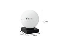 ECO-Light Tischleuchte 9110-L1 NERO Tafellamp E14 Wit, Zwart - thumbnail