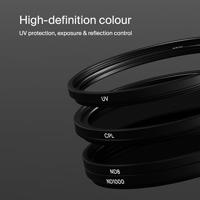 Urth 43mm UV, Circular Polarizing (CPL), ND8, ND1000 Lens Filter Kit (Plus+) - thumbnail