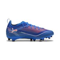 PUMA Ultra 6 Pro Gras / Kunstgras Voetbalschoenen (MG) Kids Blauw Wit Felrood - thumbnail