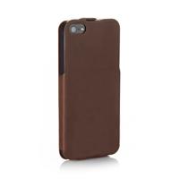 Pipetto Skinny klaphoes voor iPhone 5/5S, lederlook - thumbnail