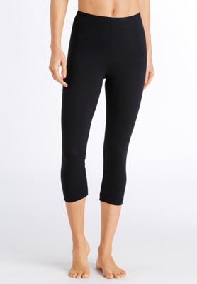 Hanro Dames ski ondergoed Wol & Zijde crop legging zwart 071419