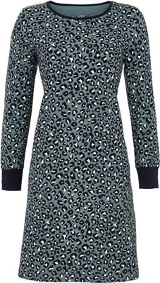 Blauw panterprint nachthemd Ringella Blauw panterprint nachthemd Ringella