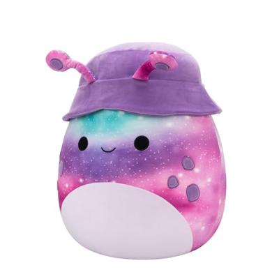 Squishmallows knuffel pluche - daxxon paarse alien, 40cm - thumbnail