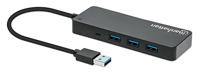 Manhattan 7-Port USB Hub A-stekker A-bus 5Gbit/s zwart - thumbnail