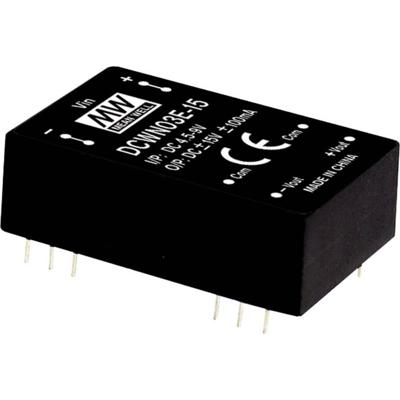 MEAN WELL DCWN03B-05 DC/DC-convertermodule 300 mA 3 W Aantal uitgangen: 2 x Inhoud 1 stuk(s) MEAN WELL DCWN03B-05 DC/DC-convertermodule 300 mA 3 W Aantal uitgangen: 2 x Inhoud 1 stuk(s)