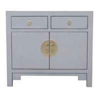 Fine Asianliving Chinese Kast Pastel Grijs - - thumbnail