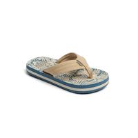 REEF Ahi Slipper Kinderen Blue Tan/Palm 5 - thumbnail