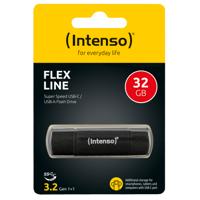 Intenso Flex Line USB-stick Retail 32 GB Zwart 3544480 USB-A 3.2 Gen 1, USB-C 3.2 Gen 1 - thumbnail