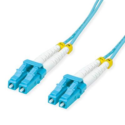 VALUE glasvezelkabel 50/125µm OM3, LC/LC, Low-Loss connector, turkoois, 1 m