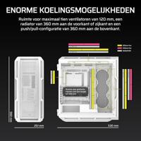 Corsair 5000T Midi-tower PC-behuizing Wit - thumbnail