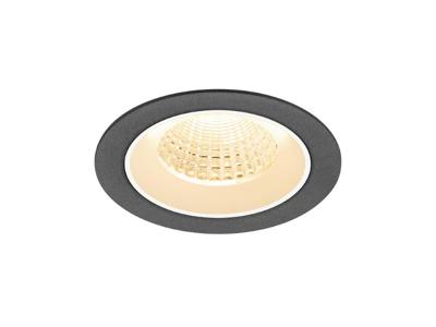 SLV InbouwspotNuminos M zwart/wit 2700K - 55gr - 1009602