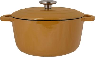 Cosy & Trendy Braadpan Fontestic Gietijzer Amber Gold Ø 24 cm / 4.6 Liter - Geëmailleerd