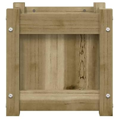 VidaXL Plantenbakken 2 st cm geïmpregneerd hout