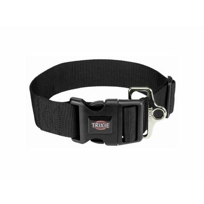 TRIXIE HALSBAND HOND PREMIUM ZWART 40-60X5 CM