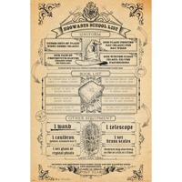Poster Harry Potter - Hogwarts List 61x91,5cm - thumbnail