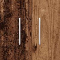 VidaXL Aquariumstandaard 101x41x58 cm bewerkt hout oud houtkleurig - thumbnail
