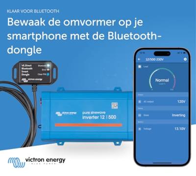 VICTRON Phoenix omvormer - 12 / 500W - Schuko-stekker - thumbnail