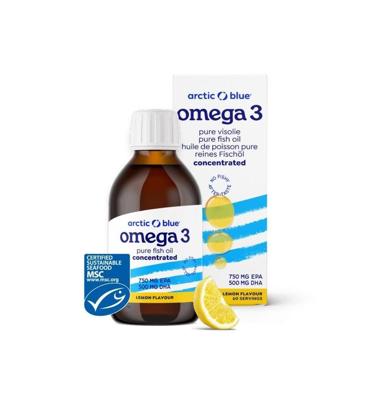 Arctic Blue Omega-3 Visolie Citroensmaak Arctic Blue Omega-3 Visolie Citroensmaak