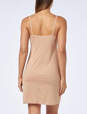 Korte onderjurk - Body make Up - Gladde strakke onderjurk microfiber - M - Huidskleur