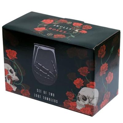 Skelet Hand Set 2 glazen Drinkglazen 250ml