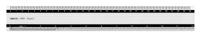 Aristo AR-15031 Liniaal 30cm Aluminium Met Rubber Inleg - thumbnail