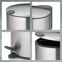 Kela Mats Pedaalemmer 3 Liter - Zilver - thumbnail