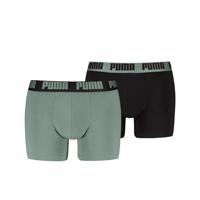 Puma Boxershorts Everyday Basic 2-pack Dark Sage / Black-L - thumbnail