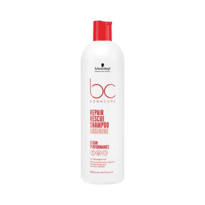 Schwarzkopf BonaCure Clean Performance Repair Rescue Shampoo Arginine 500ml