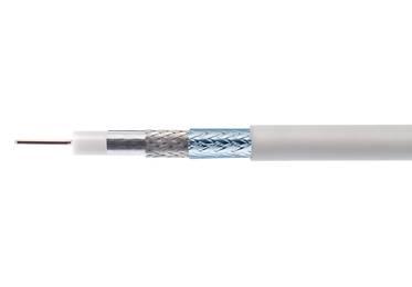 Kathrein 21510027 Coaxkabel Buitendiameter: 6.9 mm 75 Ω Wit per meter