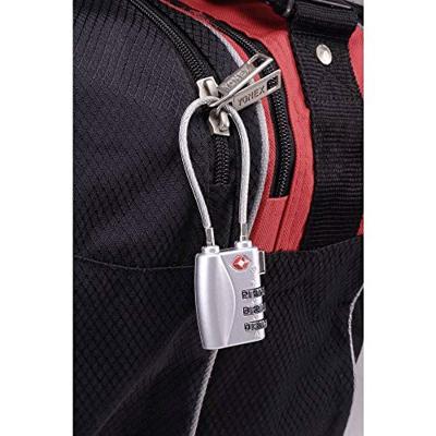 Sygonix SY-5044450 Kabelslot 33 mm TSA Zilver Cijferslot