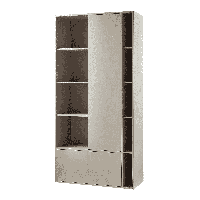 vtwonen Opbergkast 'Settle Down' Grenenhout, 218 x 108cm, kleur Dust - thumbnail