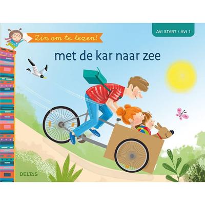 Deltas Zin om te lezen! - met de kar naar zee (avi-start)
