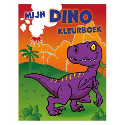 Mondikaarten Mijn dino kleurboek, 96pag.