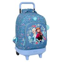 Schoolrugzak met Wielen Frozen Blauw 33 x 45 x 22 cm - thumbnail