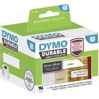 DYMO Rol met etiketten 89 x 25 mm Polypropyleen folie Wit 700 stuk(s) Permanent hechtend 2112285 Universele etiketten, Adresetiketten - thumbnail